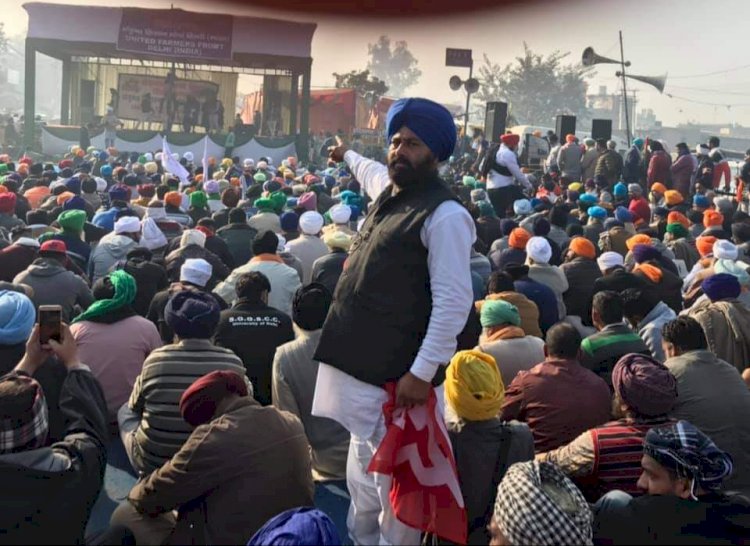 दिल्ली आंदोलन मे डटे हुए हैं पांवटा के किसान ddnewsportal.com