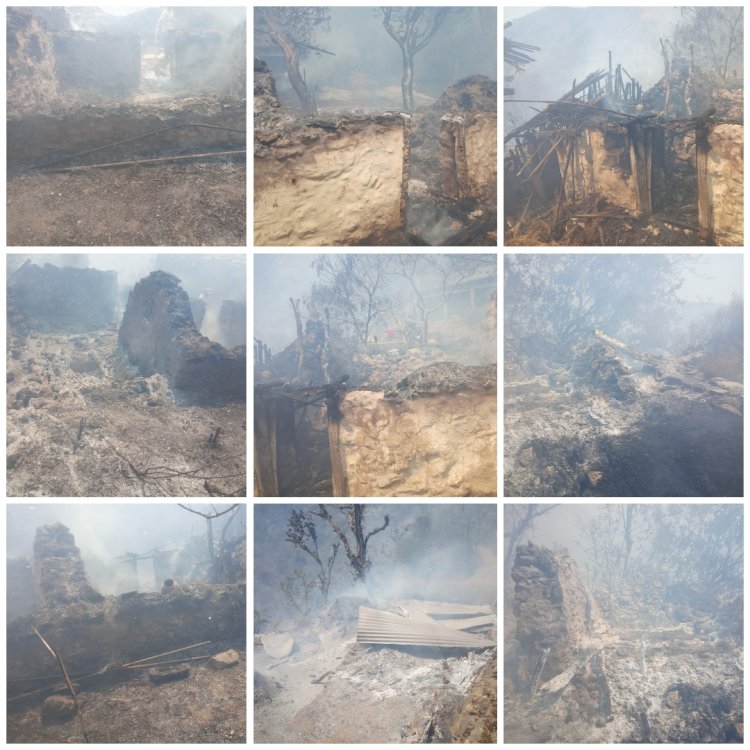 कांटी-मश्वा पंचायत के खलियांटी मे आगजनी की बड़ी घटना- ddnewsportal.com