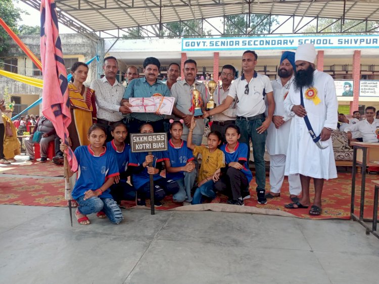 Paonta Sahib: कोटडी व्यास स्कूल बना हैंडबॉल का सिरमौर  ddnewsportal.com