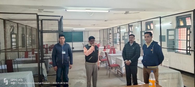 Paonta Sahib: वोटों की गिनती के लिए पूरी कर ली तैयारियाँ  ddnewsportal.com