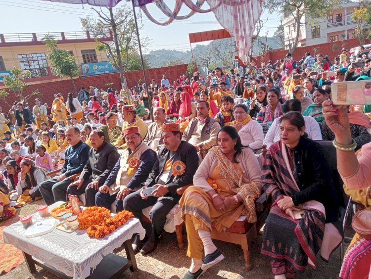 Paonta Sahib: सरस्वती विद्या मंदिर स्कूल मे मां सरस्वती की पूजा  ddnewsportal.com