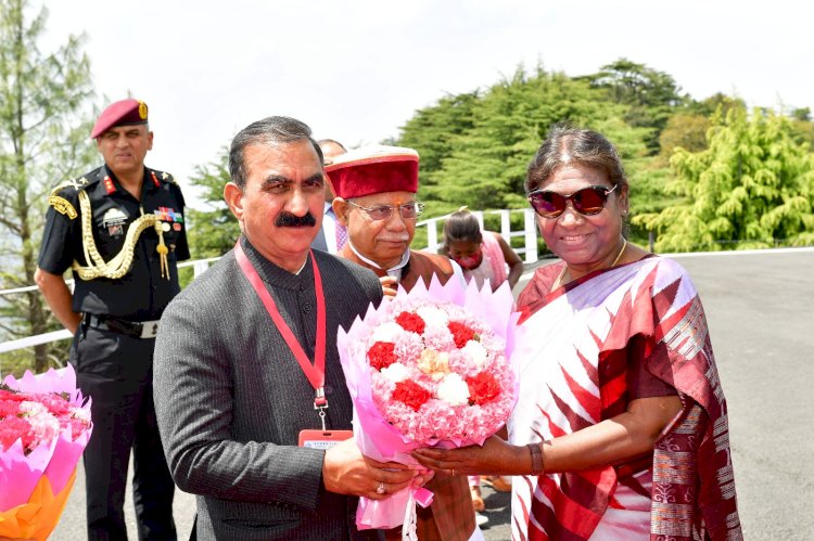 Himachal News: हिल्स क्वीन पंहुची महामहिम राष्ट्रपति मुर्मू  ddnewsportal.com