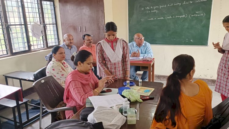 Paonta Sahib: कोटड़ी व्यास स्कूल में 174 बच्चों के स्वास्थ्य की जांच ddnewsportal.com