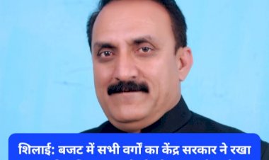 शिलाई: बजट में सभी वर्गों का केंद्र सरकार ने रखा ध्यान, विकसित भारत के रोडमैप... बलदेव तोमर ddnewsportal.com