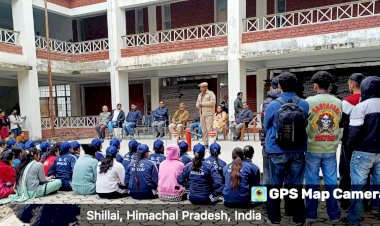 शिलाई: डिग्री कॉलेज में फायर सेफ्टी ऑडिट एवं फायर सेफ्टी मॉक ड्रिल, बताये सुरक्षा के तरीके ddnewsportal.com