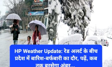 HP Weather Update: रेड अलर्ट के बीच प्रदेश में बारिश-बर्फबारी का दौर, पढ़ें, कब तक बरसेगा अंबर... ddnewsportal.com