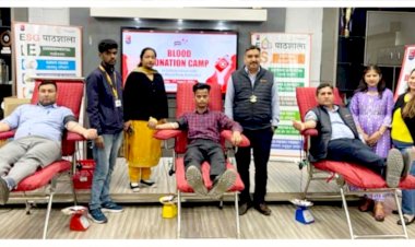 Paonta Sahib: तिरूपति ग्रुप ने किया रक्तदान शिविर का आयोजन, कर्मचारियों ने किया ब्लड डोनेट ddnewsportal.com