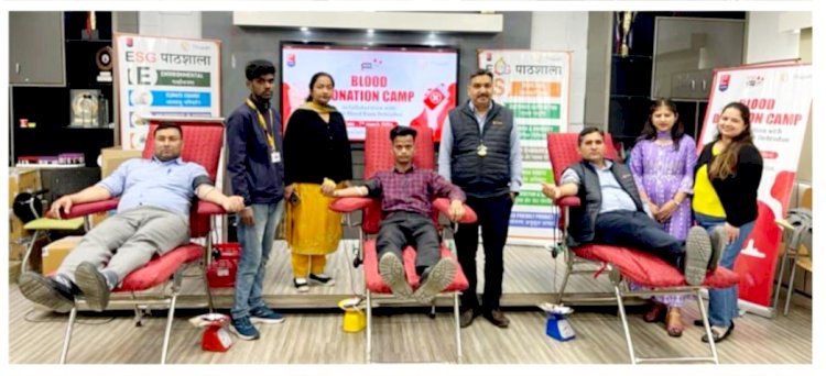 Paonta Sahib: तिरूपति ग्रुप ने किया रक्तदान शिविर का आयोजन, कर्मचारियों ने किया ब्लड डोनेट ddnewsportal.com