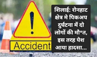 शिलाई: रोनहाट क्षेत्र मे पिकअप दुर्घटना में दो लोगों की मौ*त, इस तरह पेश आया हादसा... ddnewsportal.com