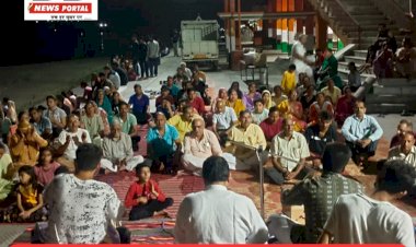 Paonta Sahib: यमुना किनारे भजन संध्या, श्री हनुमान जन्मोत्सव पर हुआ आयोजन ddnewsportal.com