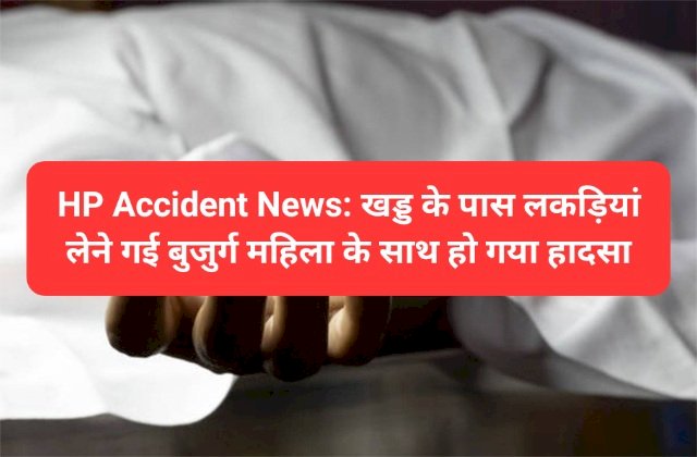 HP Accident News: खड्ड के पास लकड़ियां लेने गई बुजुर्ग महिला के साथ हो गया हादसा ddnewsportal.com