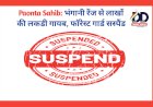 Paonta Sahib: भंगानी रेंज से लाखों की लकड़ी गायब, फाॅरेस्ट गार्ड सस्पैंड ddnewsportal.com
