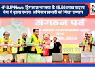 HP BJP News: हिमाचल भाजपा के 15.50 लाख सदस्य, देश में दूसरा स्थान, अभियान प्रभारी को मिला सम्मान ddnewsportal.com
