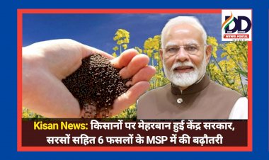 Kisan MSP News: किसानों पर मेहरबान हुई केंद्र सरकार, सरसों सहित 6 फसलों के MSP में की बढ़ौतरी ddnewsportal.com