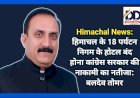 Himachal News: हिमाचल के 18 पर्यटन निगम के होटल बंद होना कांग्रेस सरकार की नाकामी का नतीजा: बलदेव तोमर ddnewsportal.com