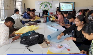 Paonta Sahib: क्षितिज-स्वस्तिका एवं अंशिका के पोस्टर शानदार, कॉलेज के विद्यार्थियों ने दिखाई रचनात्मकता ddnewsportal.com