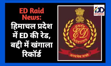 ED Raid News: हिमाचल प्रदेश में ED की रेड, बद्दी में खंगाला रिकाॅर्ड  ddnewsportal.com