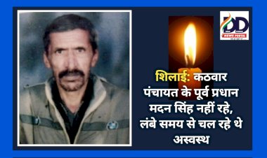 शिलाई: कठवार पंचायत के पूर्व प्रधान मदन सिंह नहीं रहे, लंबे समय से चल रहे थे अस्वस्थ  ddnewsportal.com