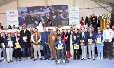 Himachal News: हिमाचल के 21 अंतरराष्ट्रीय खिलाड़ियों को 14.77 करोड़ रुपये की पुरस्कार राशि, मुख्यमंत्री ने नवाजे प्लेयर्स ddnewsportal.com