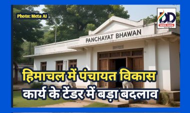 HP Panchayat News: पंचायतों में विकास कार्य को लेकर सुक्खू सरकार का बड़ा फैसला ddnewsportal.com