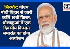 सिरमौर: पीएम मोदी बिहार से जारी करेंगे 19वीं किस्त, धौलाकुआं में एक दिवसीय किसान समारोह का होगा आयोजन ddnewsportal.com