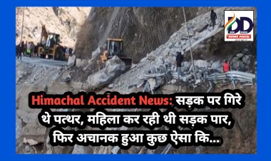 Himachal Accident News: सड़क पर गिरे थे पत्थर, महिला कर रही थी सड़क पार, फिर अचानक हुआ कुछ ऐसा कि...  ddnewsportal.com