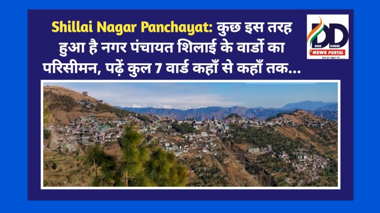 Shillai Nagar Panchayat: कुछ इस तरह हुआ है नगर पंचायत शिलाई के वार्डो का परिसीमन, पढ़ें कुल 7 वार्ड कहाँ से कहाँ तक... ddnewsportal.com
