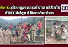 शिलाई: हरित स्कूल का दर्जा प्राप्त कोटी बोंच में NCC कैडेट्स ने किया पौधारोपण ddnewsportal.com
