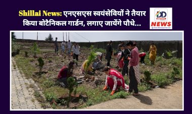 Shillai News: एनएसएस स्वयंसेवियों ने तैयार किया बोटैनिकल गार्डन, लगाए जायेंगे पौधे...  ddnewsportal.com